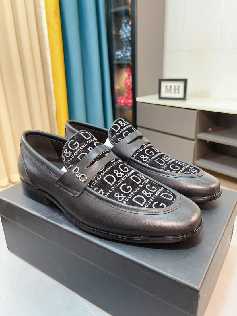 Dolce & Gabbana DG Men's Dress Shoes in Premium Calfskin