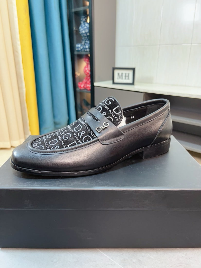 Dolce & Gabbana DG Men's Dress Shoes in Premium Calfskin