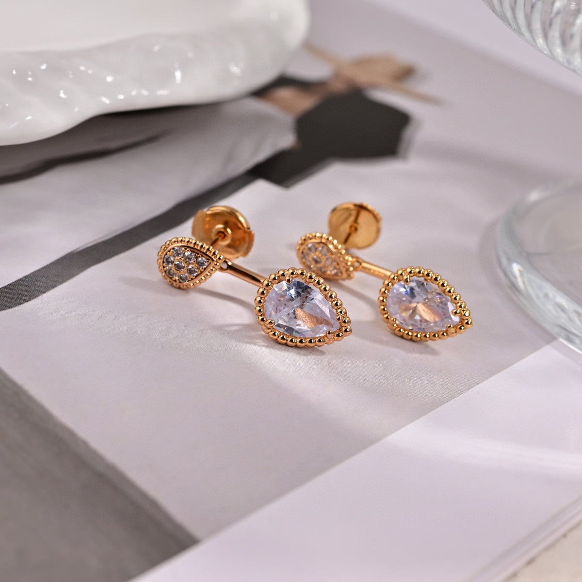 unique Drop Earrings for women - alternate angle view 5