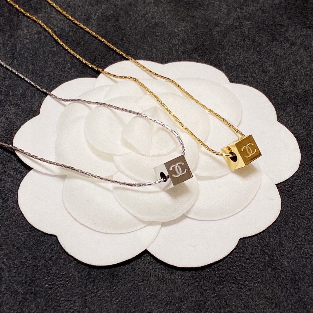 gold letter Pendant for women - alternate angle view 5