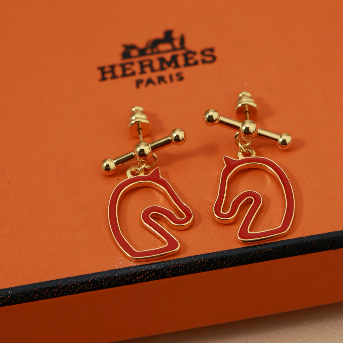 rose gold silver post rose Stud Earrings for women - product detail view