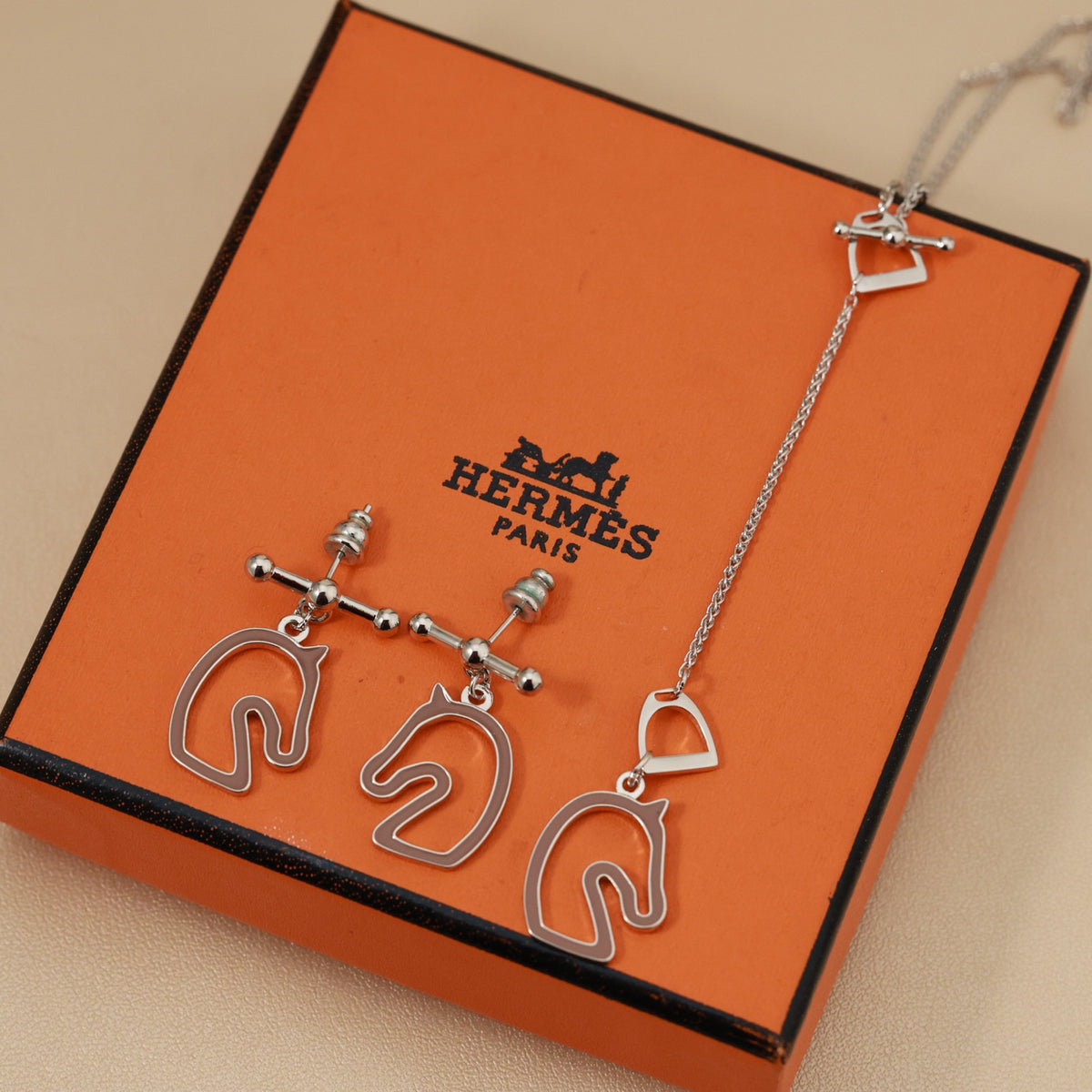 rose gold silver post rose Stud Earrings for women - product detail view