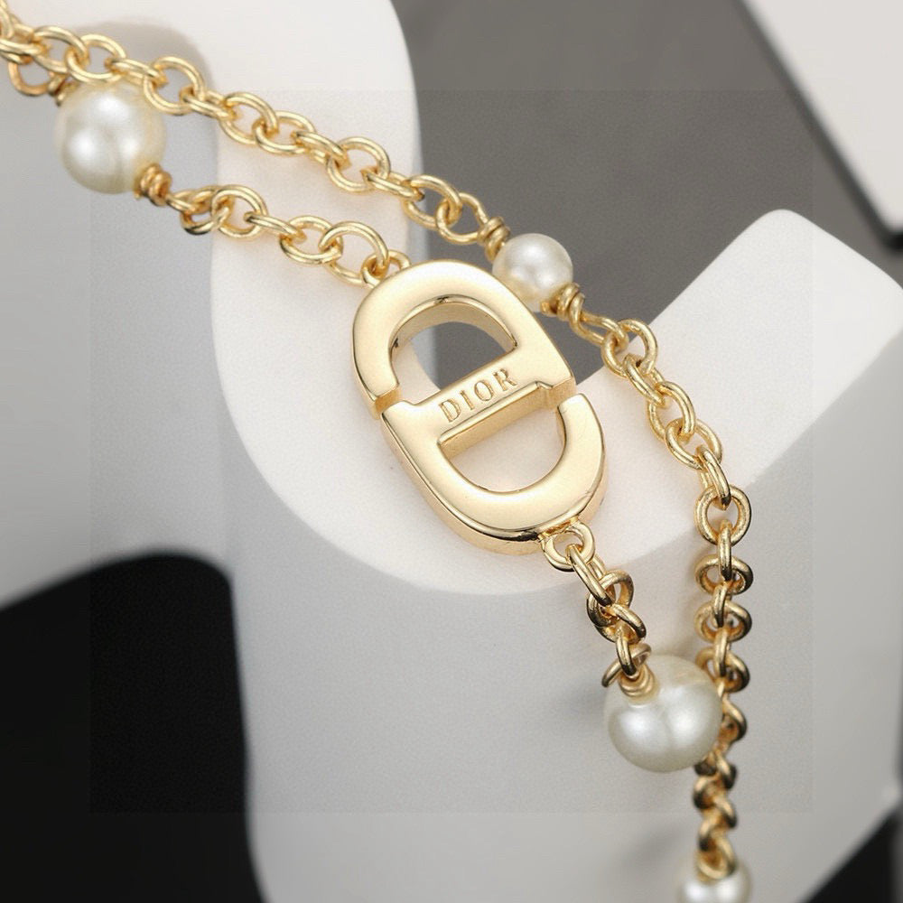 gold letter Bracelet for women - alternate angle view 3