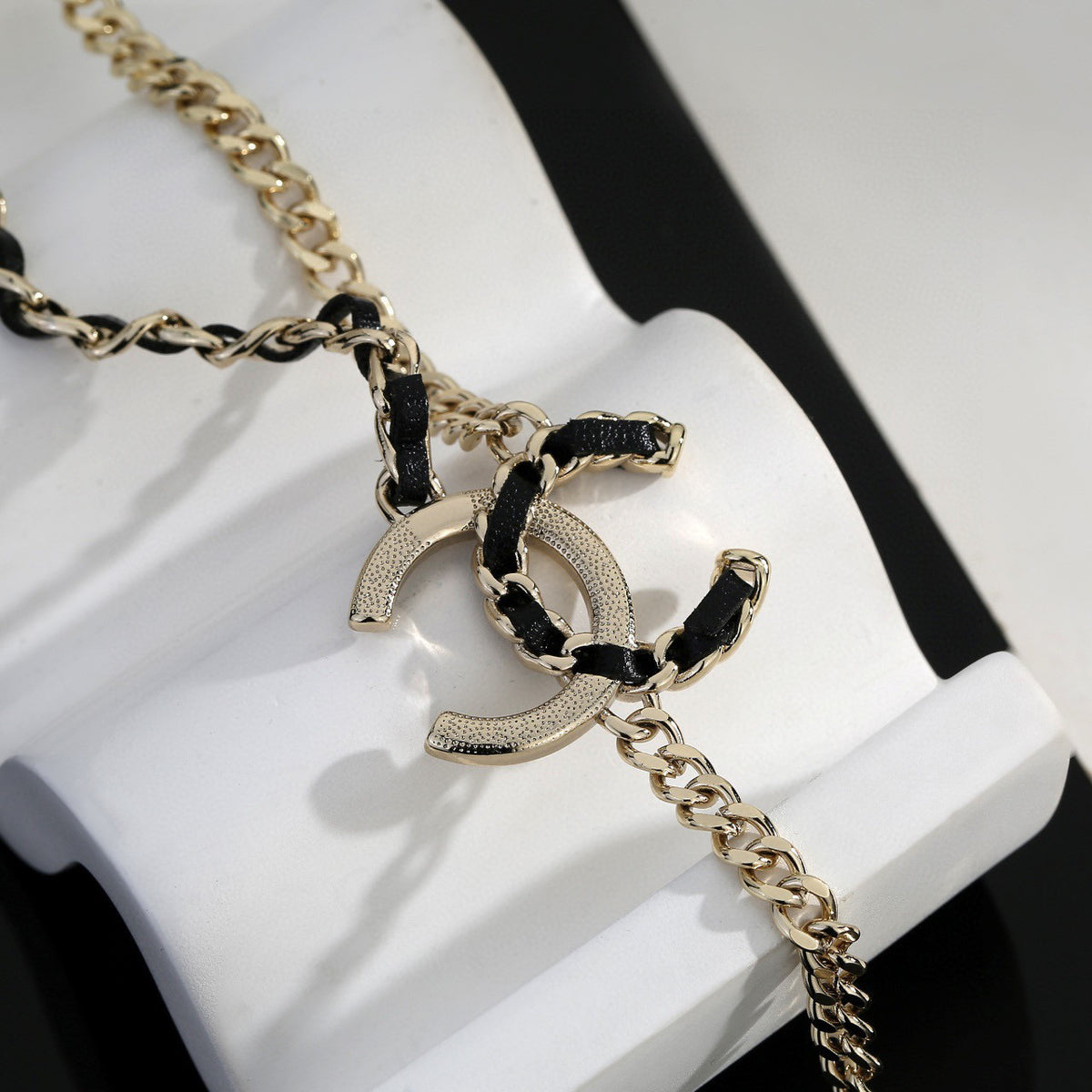 black brass dreamy Necklace for women - alternate angle view 4