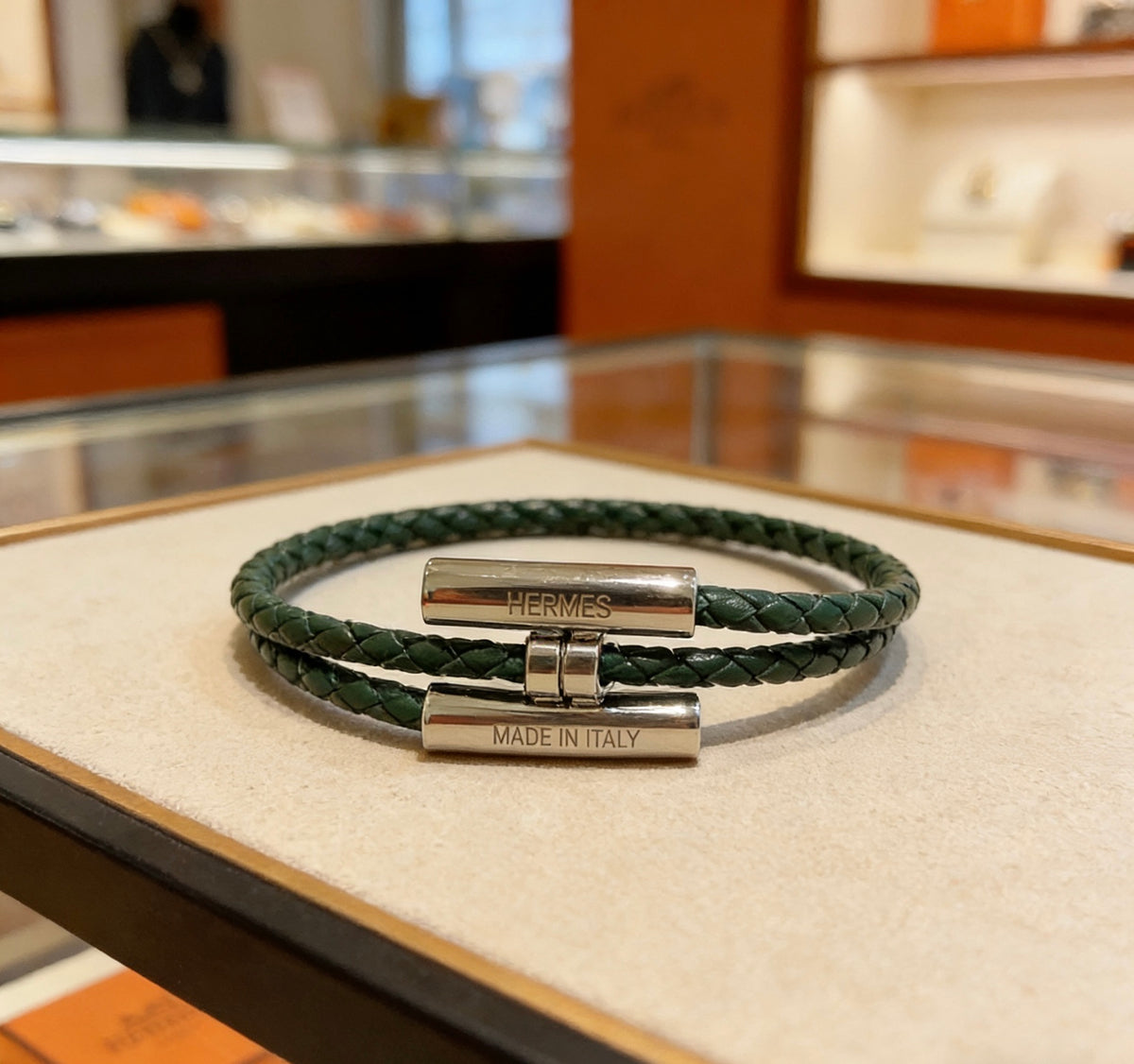 gold luxury Bracelet for men - alternate angle view 7