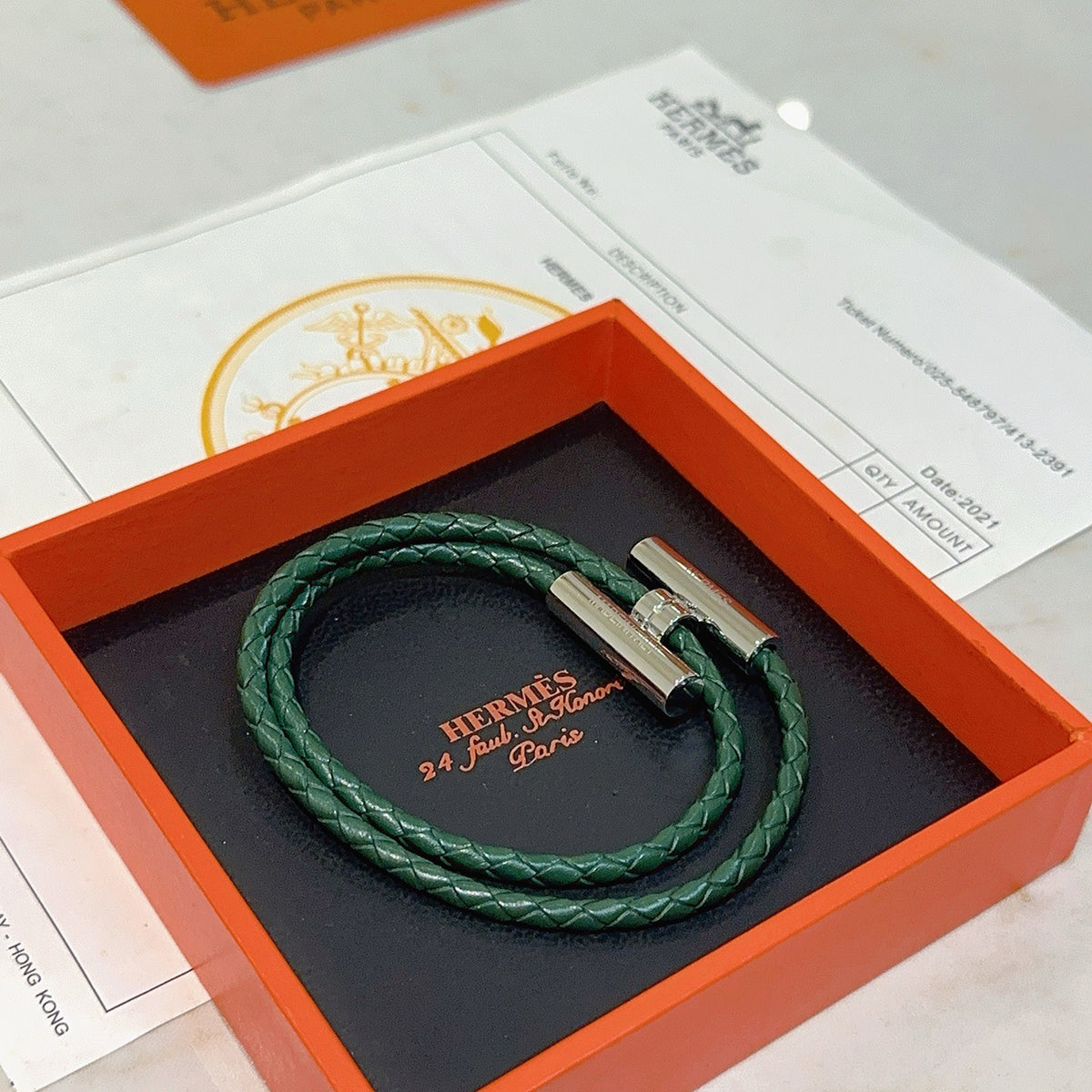 gold luxury Bracelet for men - alternate angle view 8