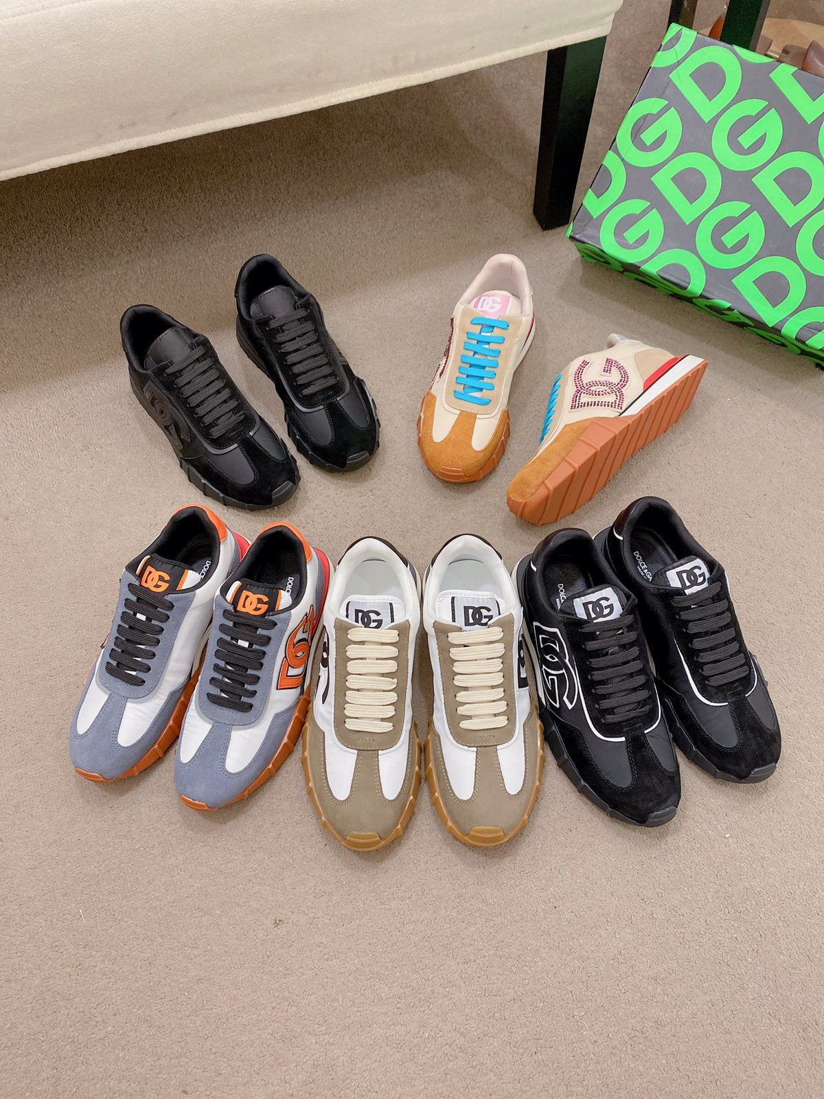 Dolce & Gabbana DG Men's Fashion Athletic Casual Sneakers