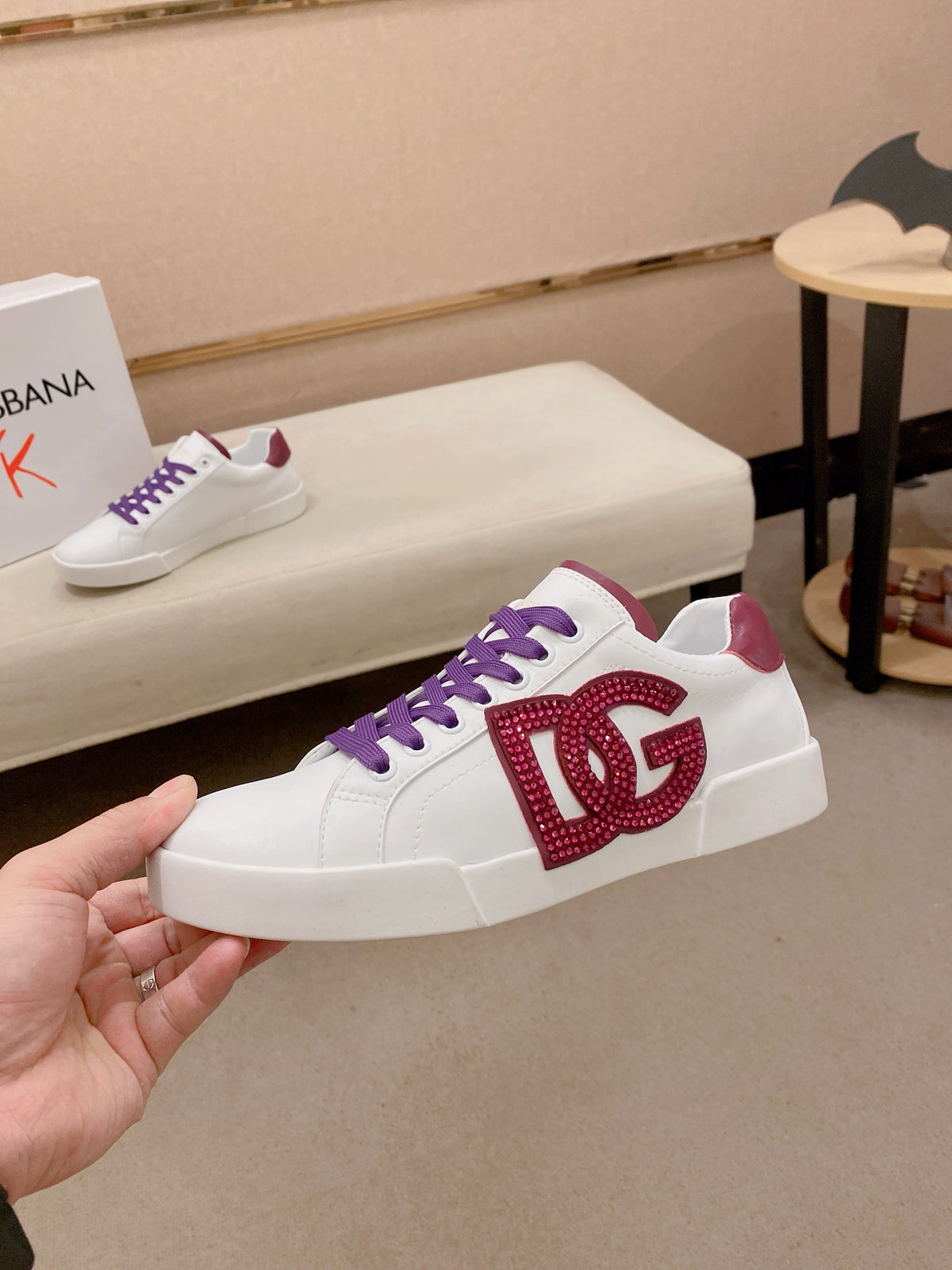 Dolce & Gabbana DG Couple's Athletic Casual Sneakers