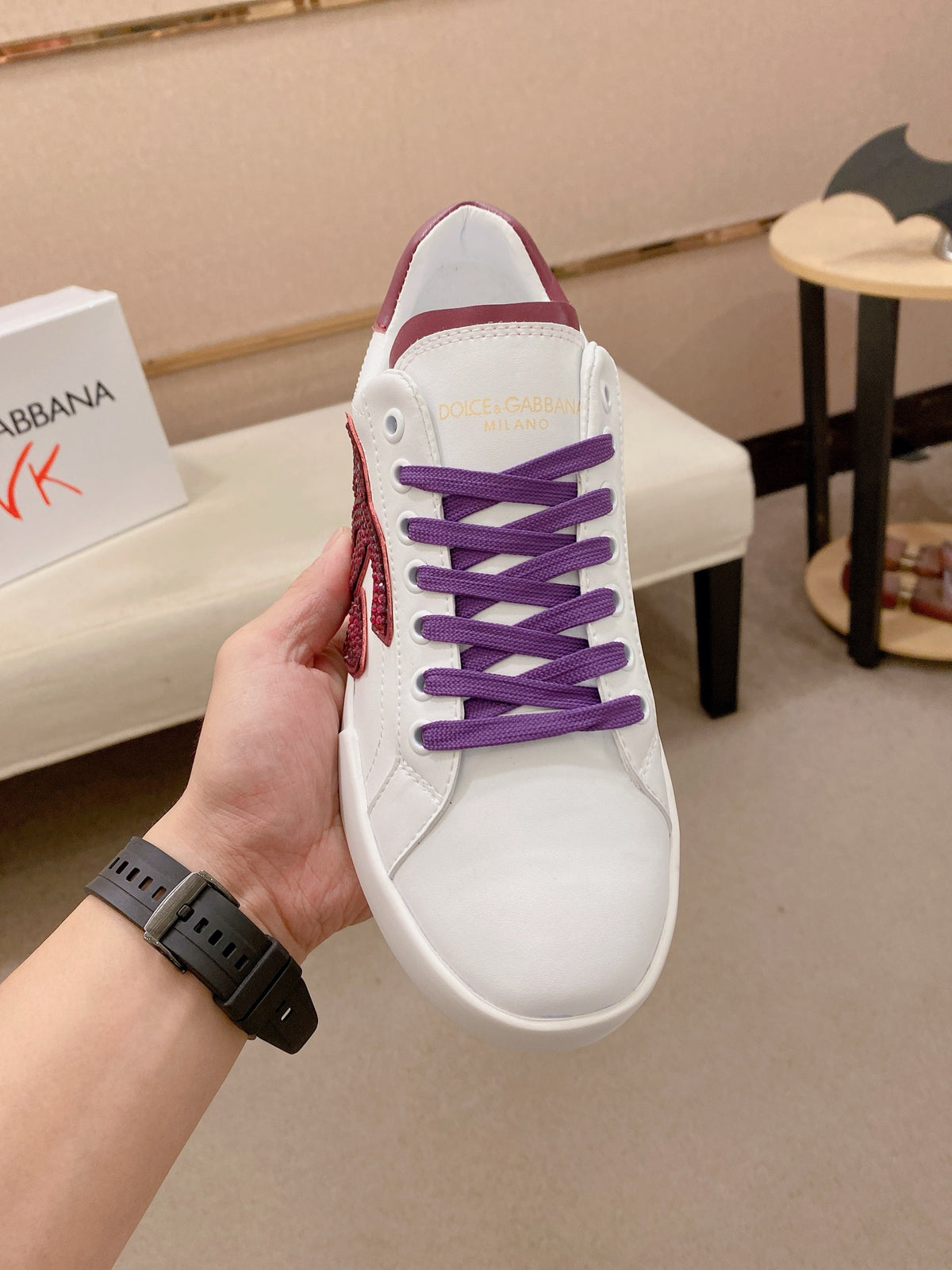 Dolce & Gabbana DG Couple's Athletic Casual Sneakers