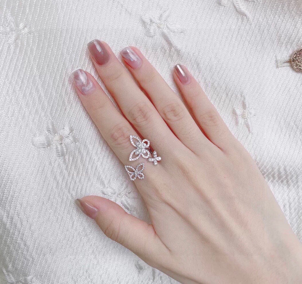 butterfly Ring for women - alternate angle view 5