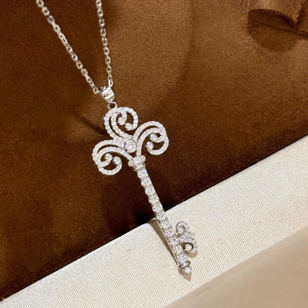 gold sterling silver heart Necklace for women - alternate angle view 9