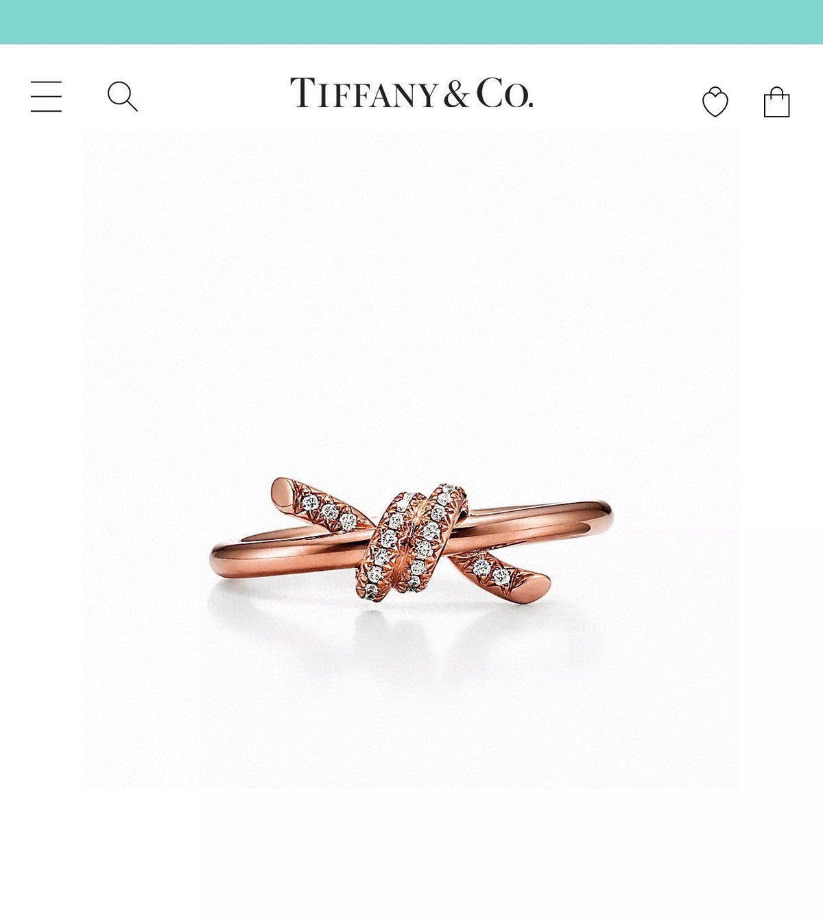 rose gold crystal rose Ring for women - alternate angle view 2