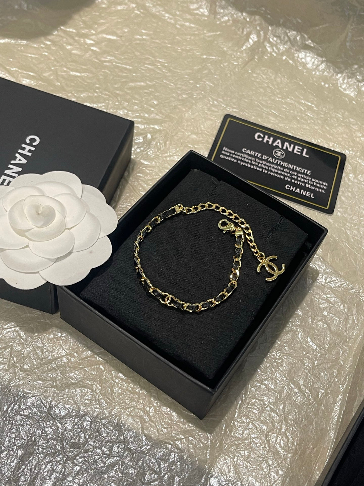 leather double c Bracelet for women - alternate angle view 5