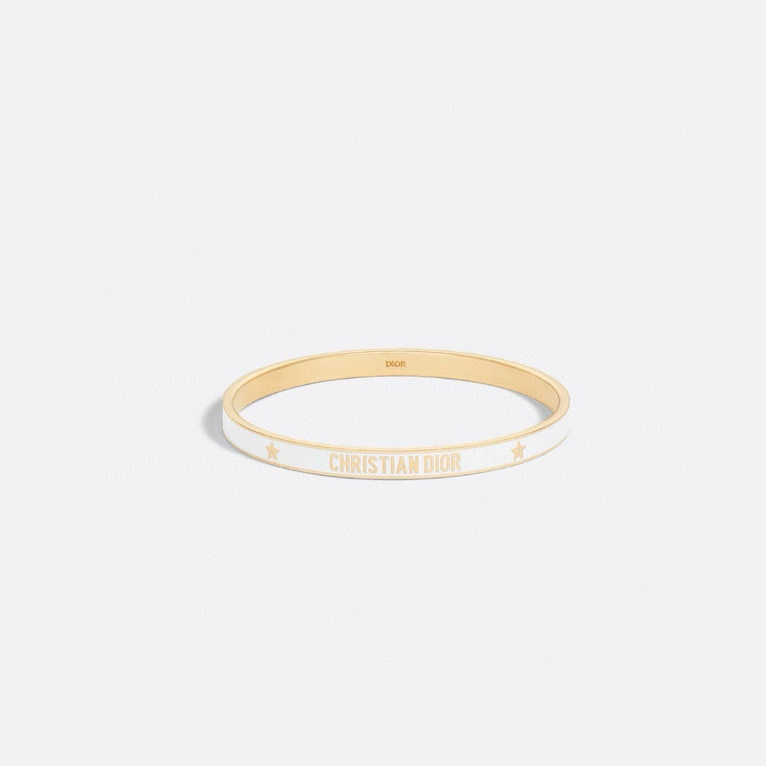 white floral Bangle for women - alternate angle view 5