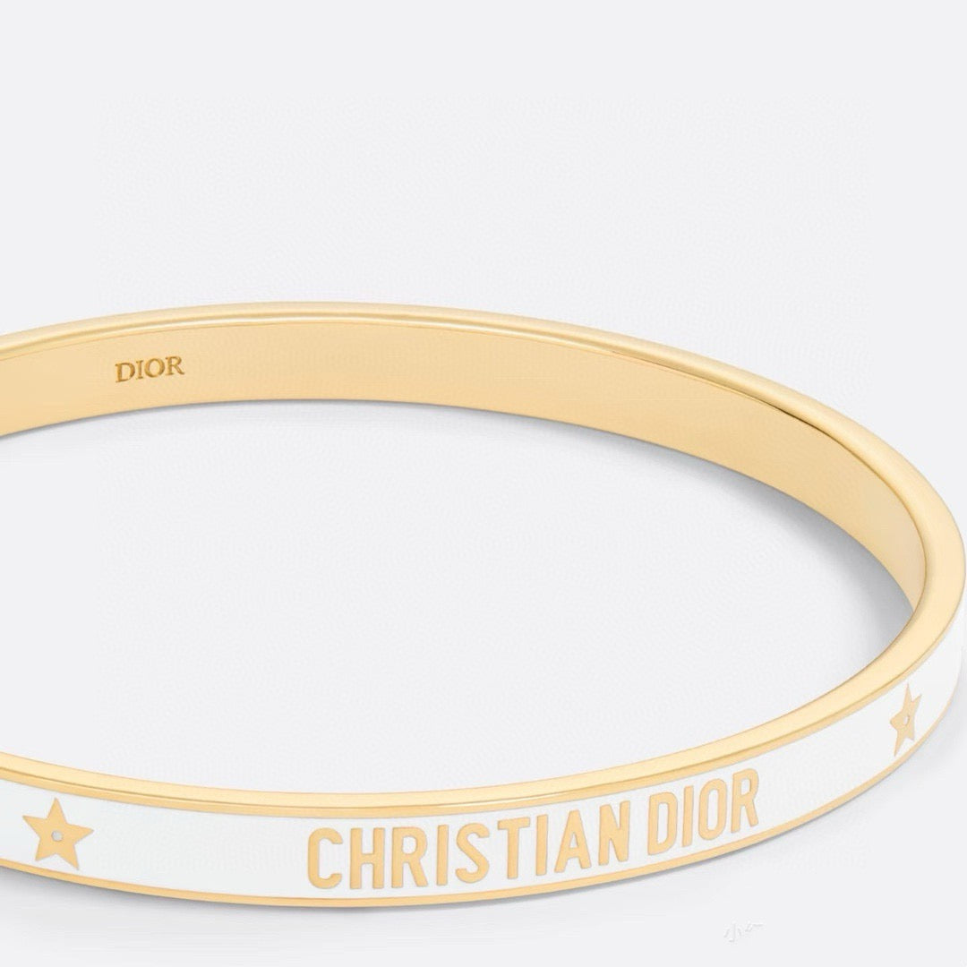white floral Bangle for women - alternate angle view 4