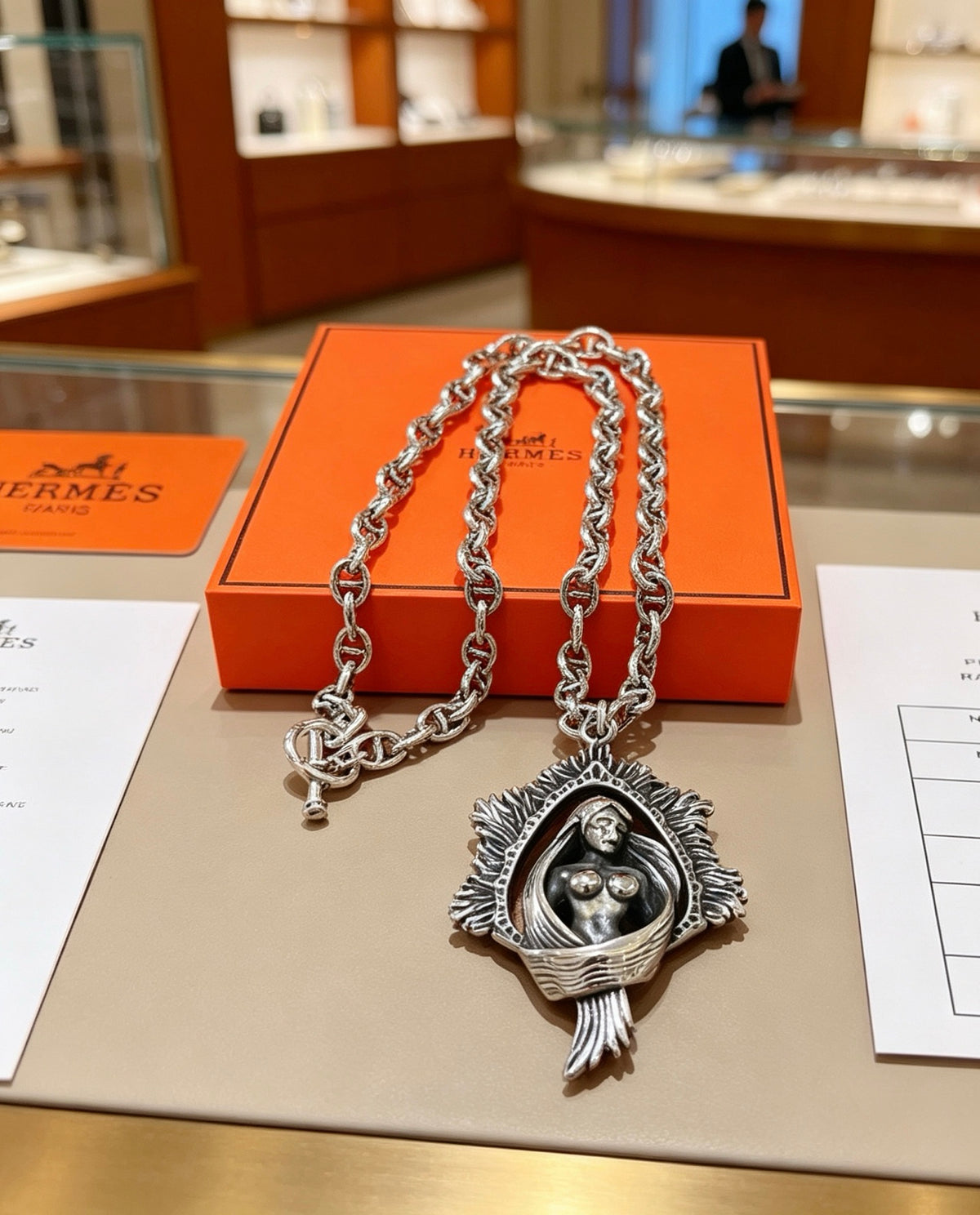 chain Necklace for men - alternate angle view 7