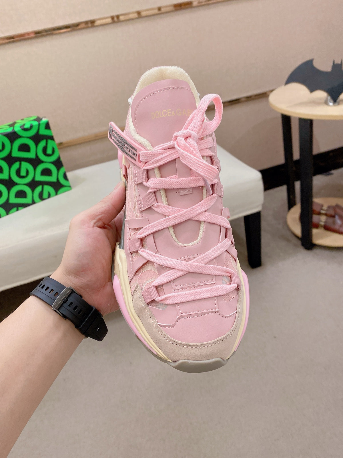 Dolce & Gabbana DG Couple's Athletic Casual Sneakers