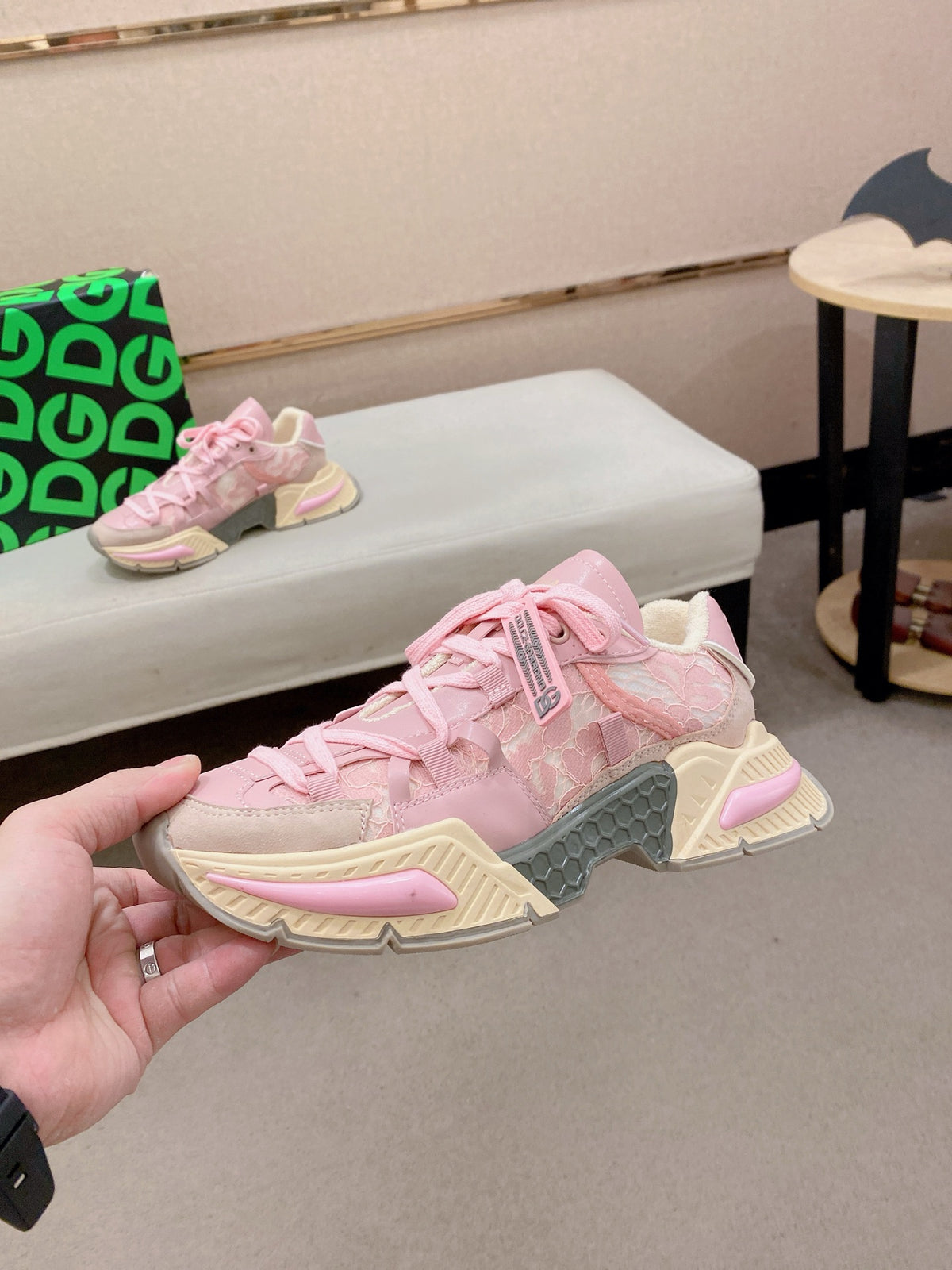 Dolce & Gabbana DG Couple's Athletic Casual Sneakers
