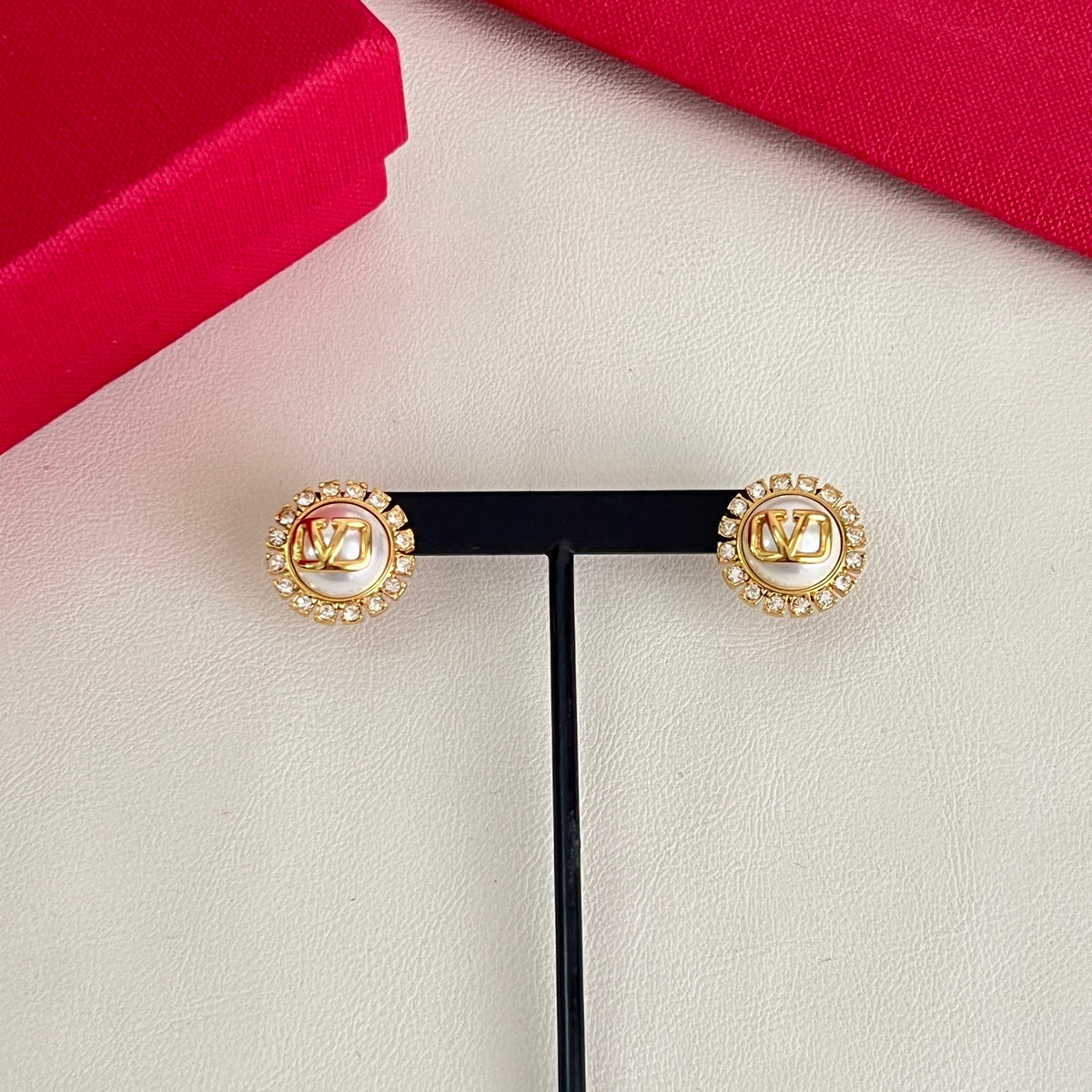 minimalist Drop Earrings for women - alternate angle view 4