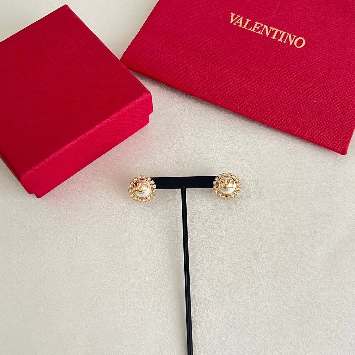 minimalist Drop Earrings for women - alternate angle view 2