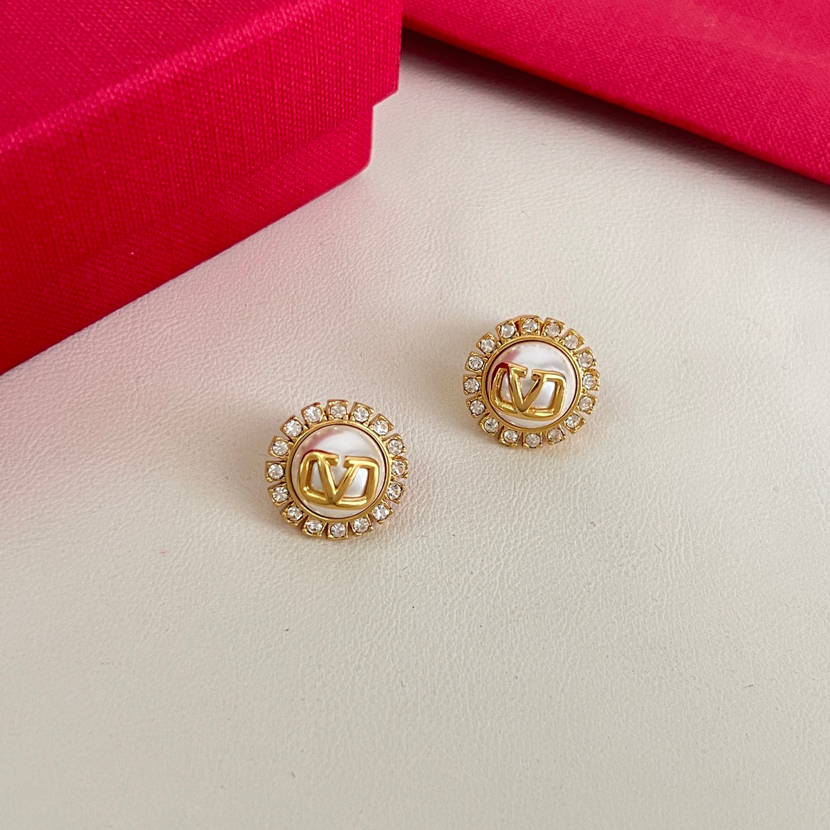 minimalist Drop Earrings for women - alternate angle view 3