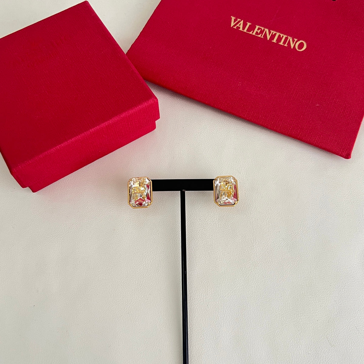 minimalist Drop Earrings for women - alternate angle view 2