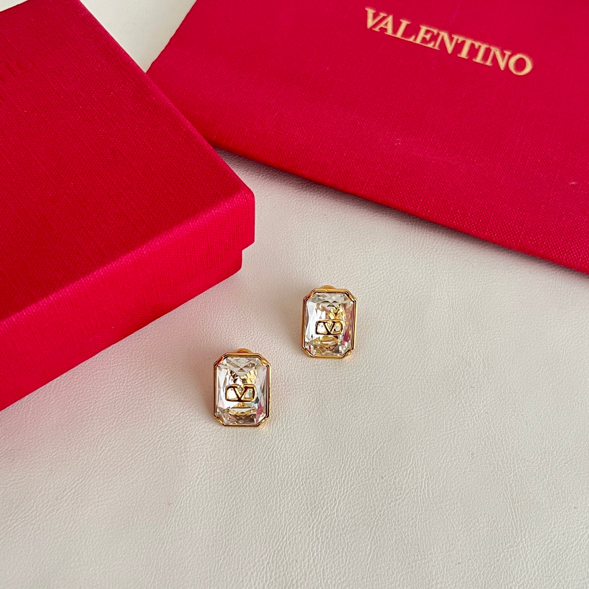 minimalist Drop Earrings for women - alternate angle view 3