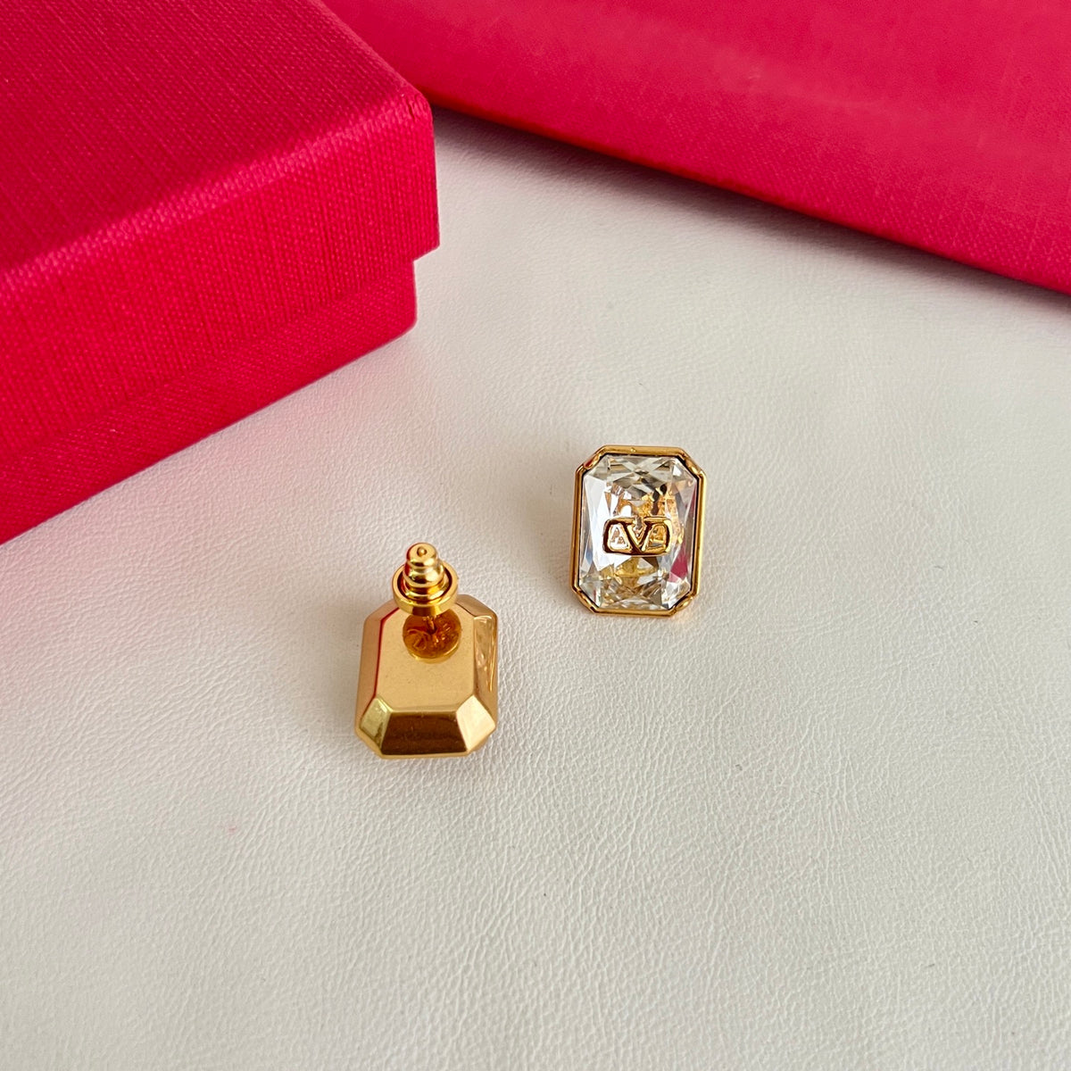 minimalist Drop Earrings for women - alternate angle view 5