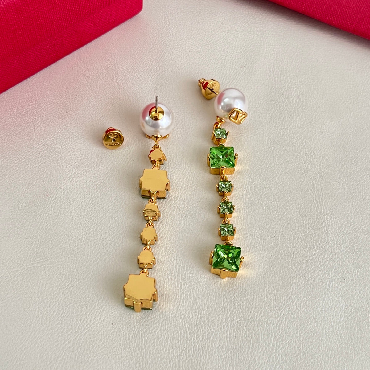 minimalist Stud Earrings for women - alternate angle view 5