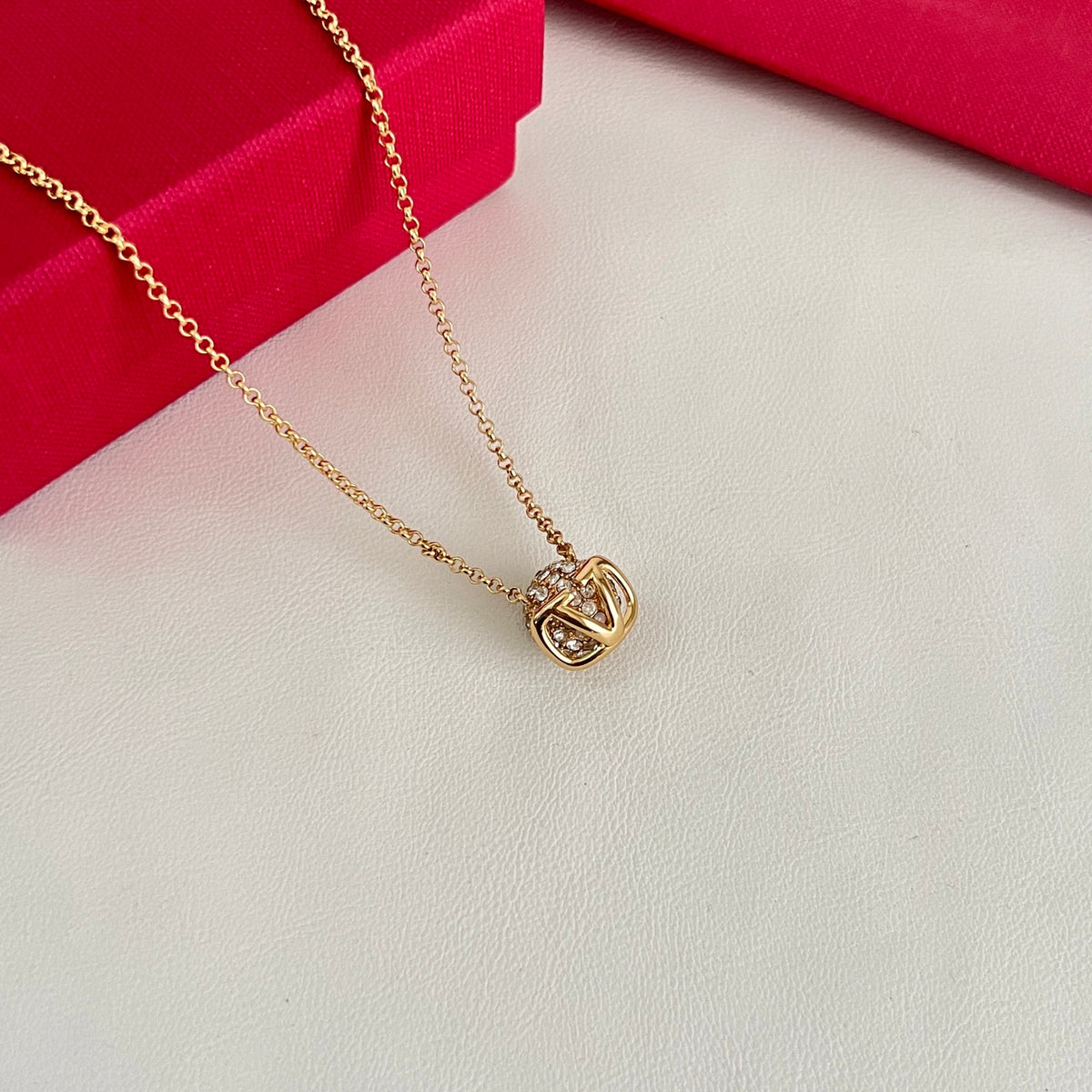 minimalist Necklace for women - alternate angle view 3