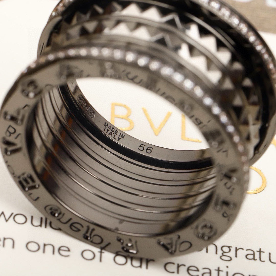 gold 925 sterling silver crystal inlaid Ring for women - alternate angle view 5