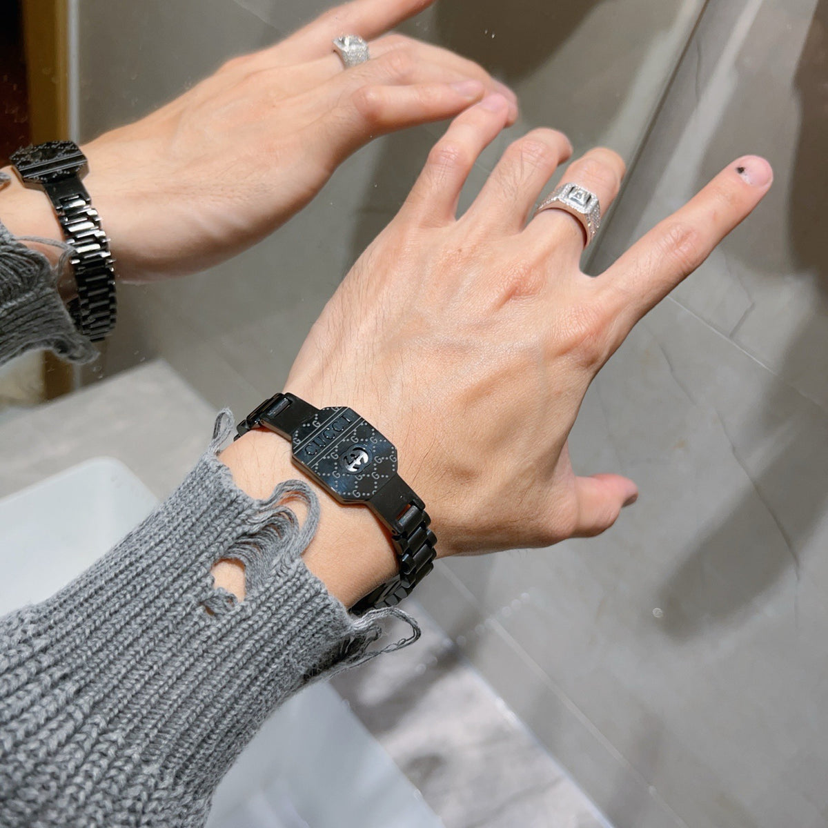delicate Bracelet for men - alternate angle view 3