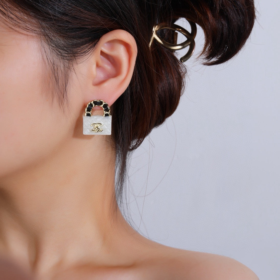 delicate Drop Earrings for women - alternate angle view 8