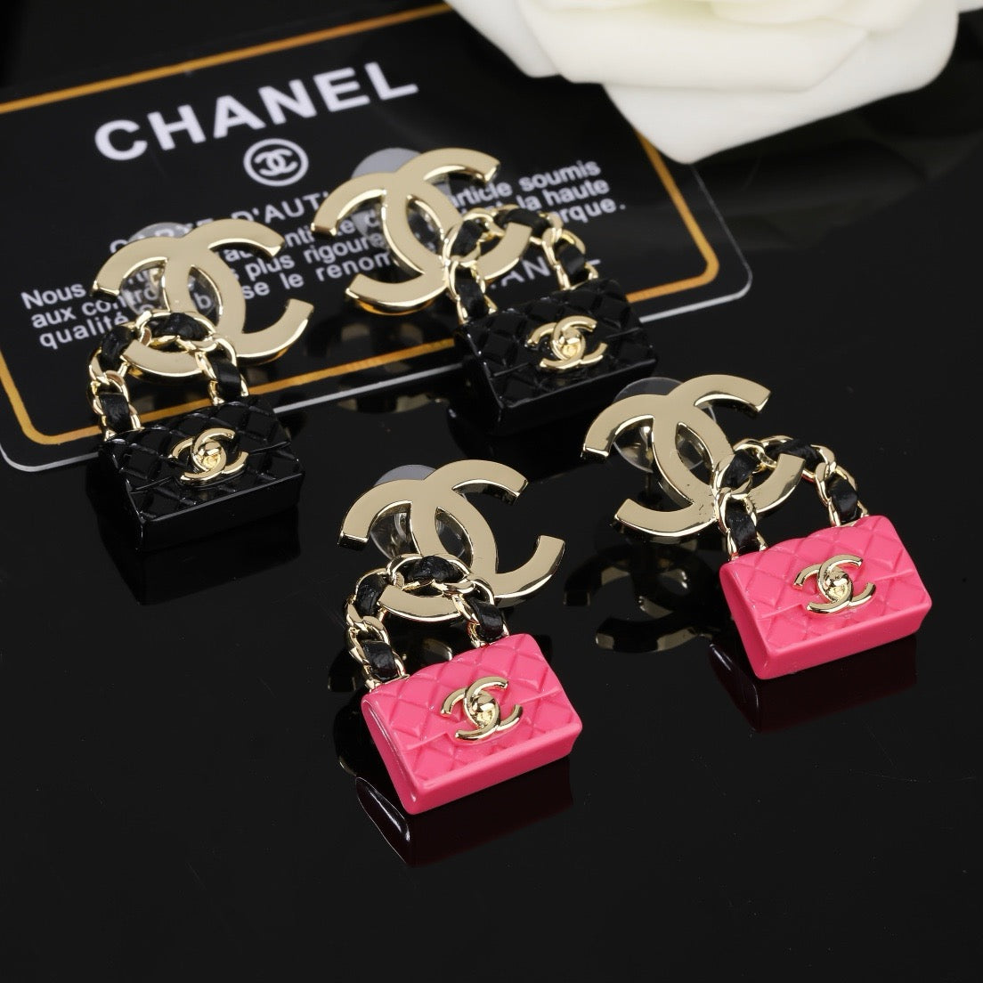 delicate Drop Earrings for women - product detail view