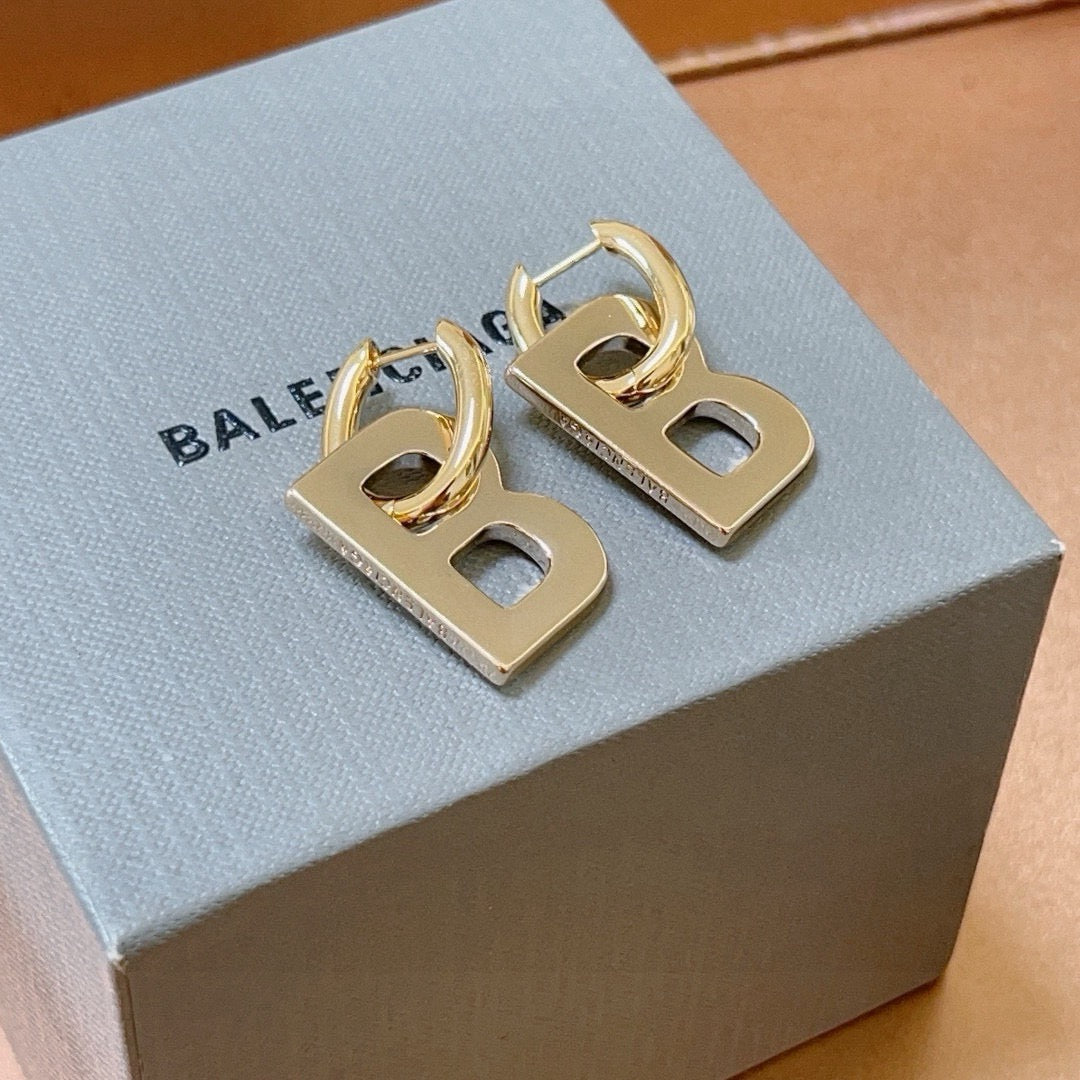 minimalist Drop Earrings for women - product detail view