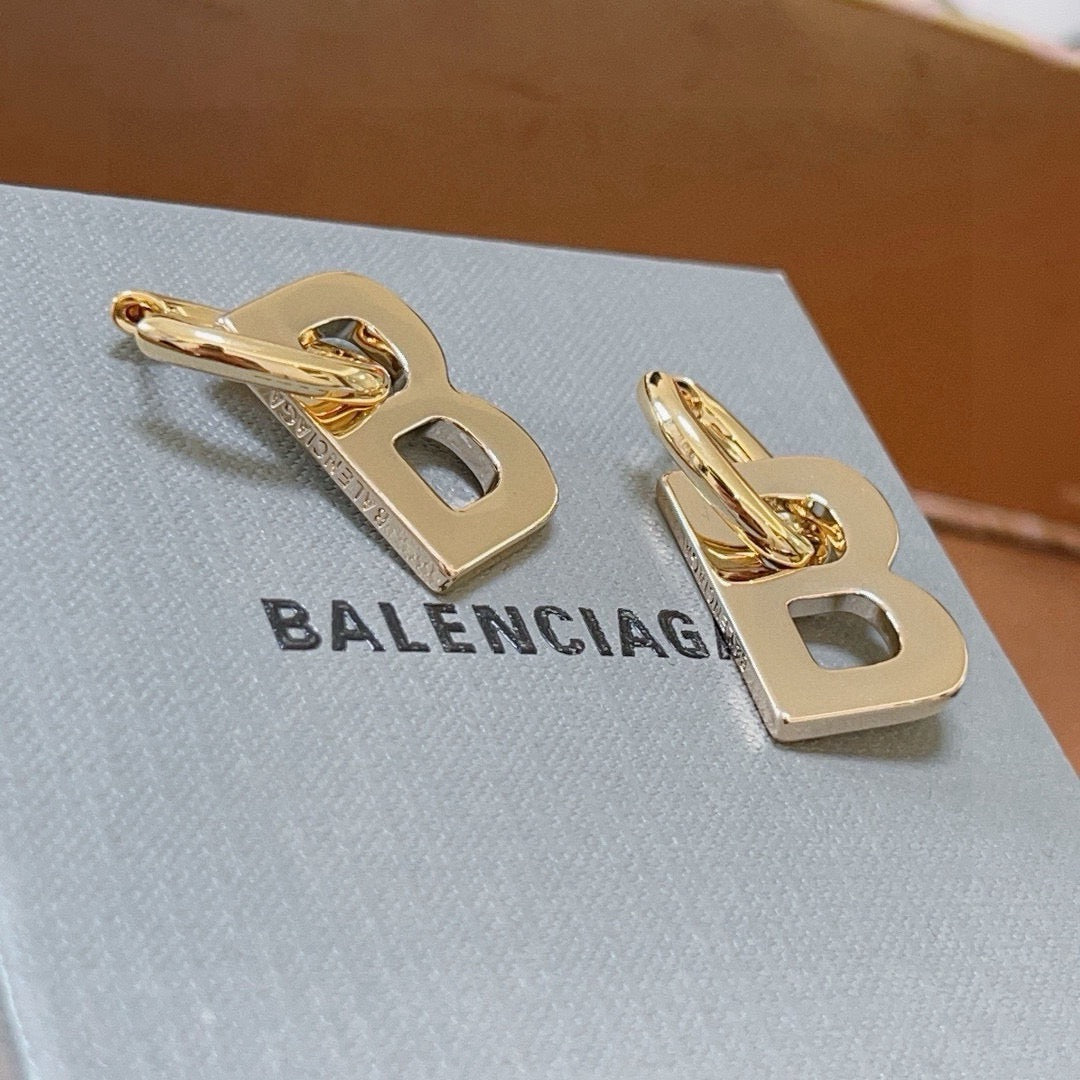 minimalist Drop Earrings for women - alternate angle view 3
