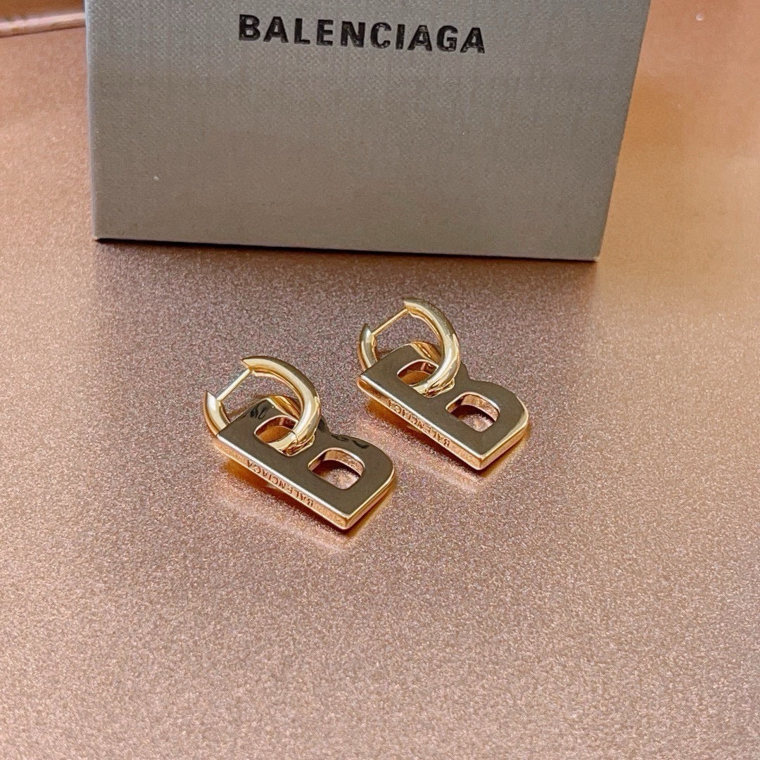 minimalist Drop Earrings for women - alternate angle view 2