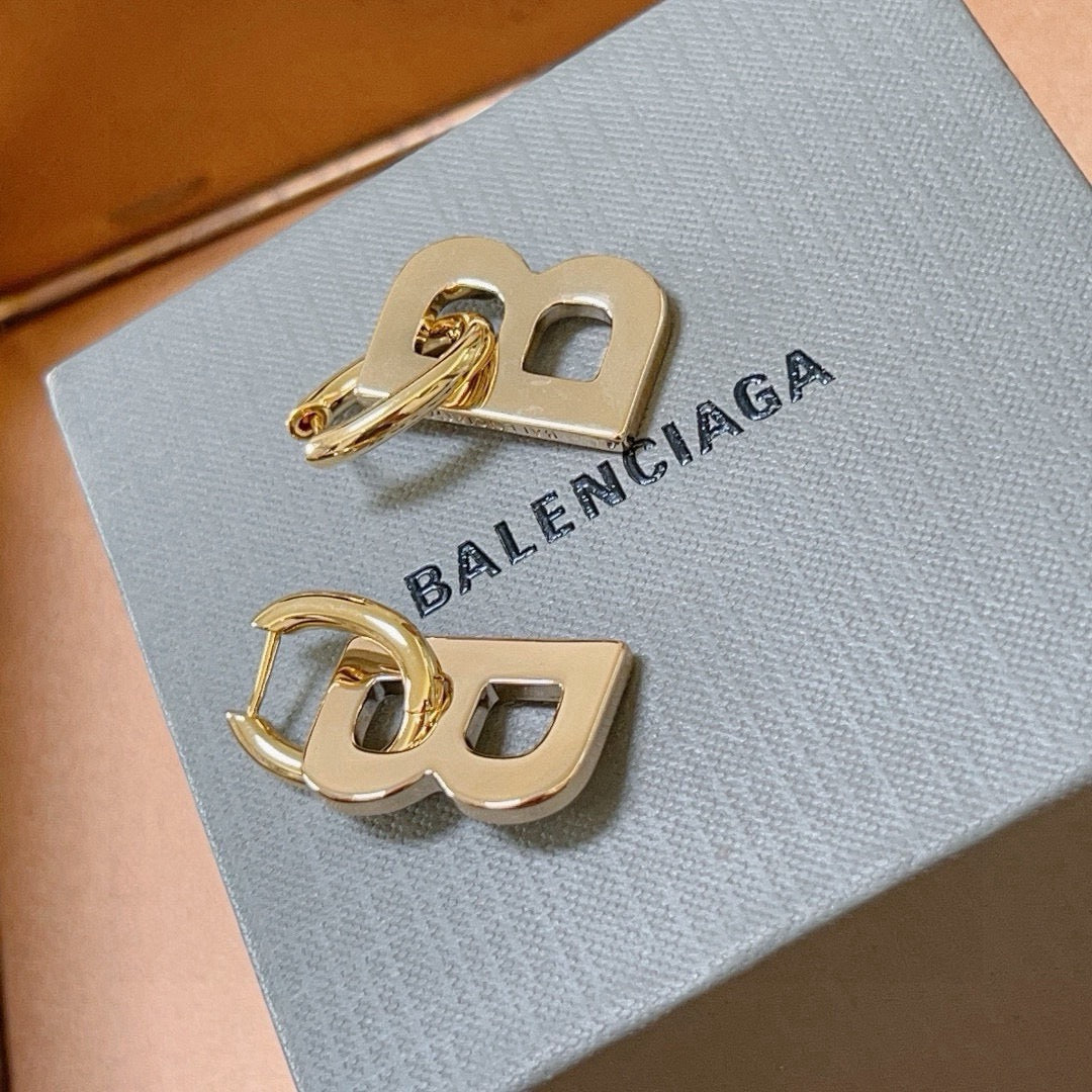 minimalist Drop Earrings for women - alternate angle view 4