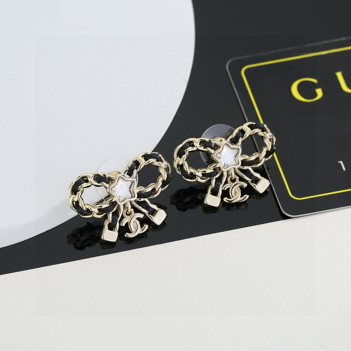 butterfly Drop Earrings for women - alternate angle view 2