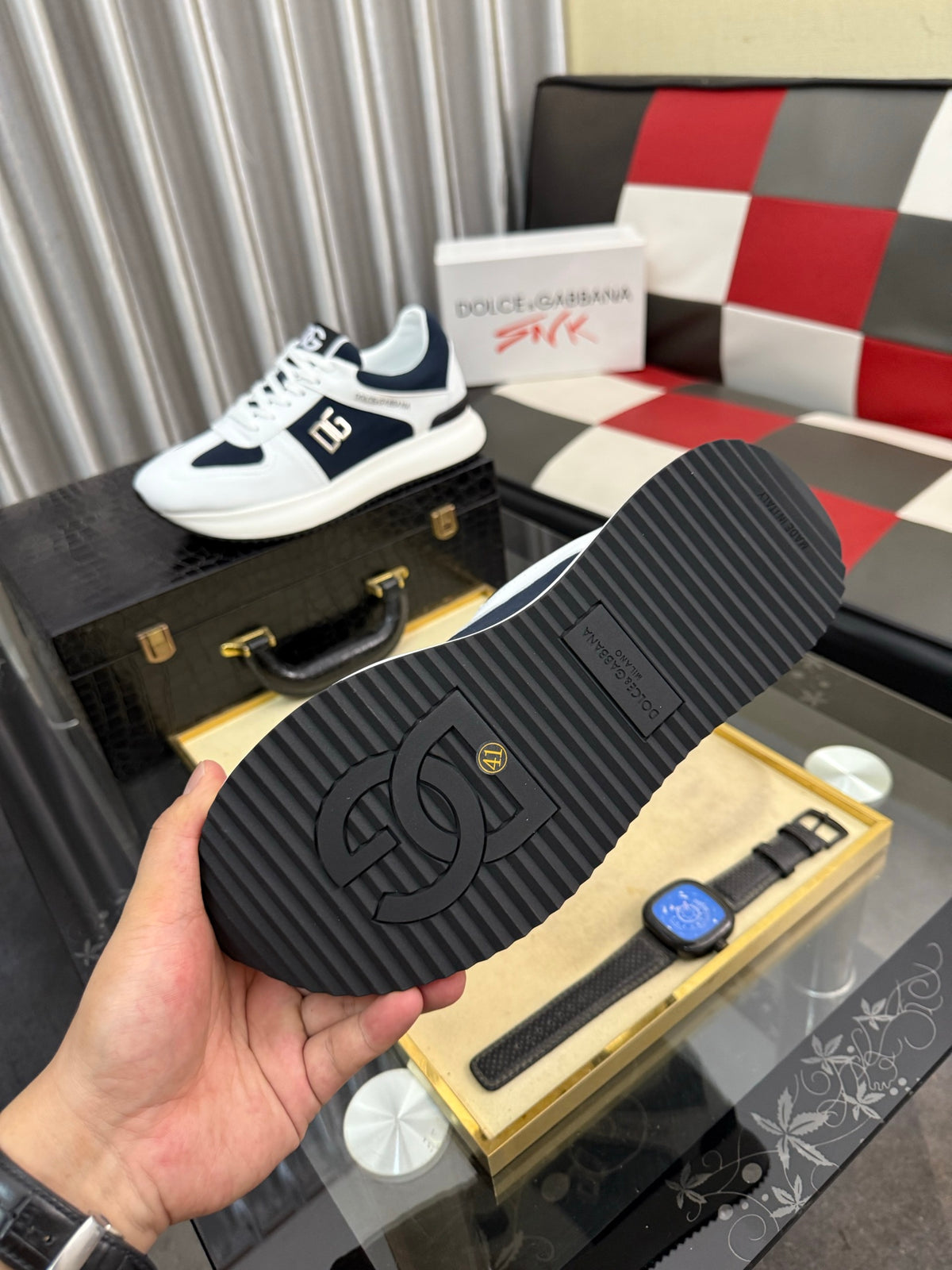 Dolce & Gabbana DG Classic Calfskin Casual Shoes