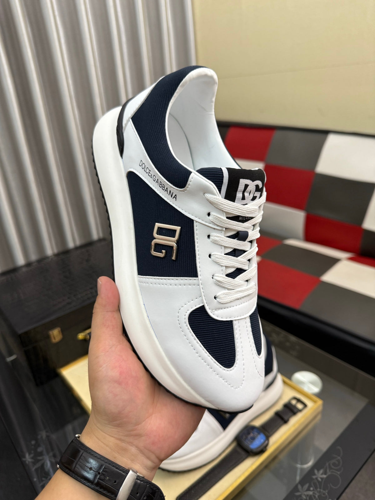 Dolce & Gabbana DG Classic Calfskin Casual Shoes