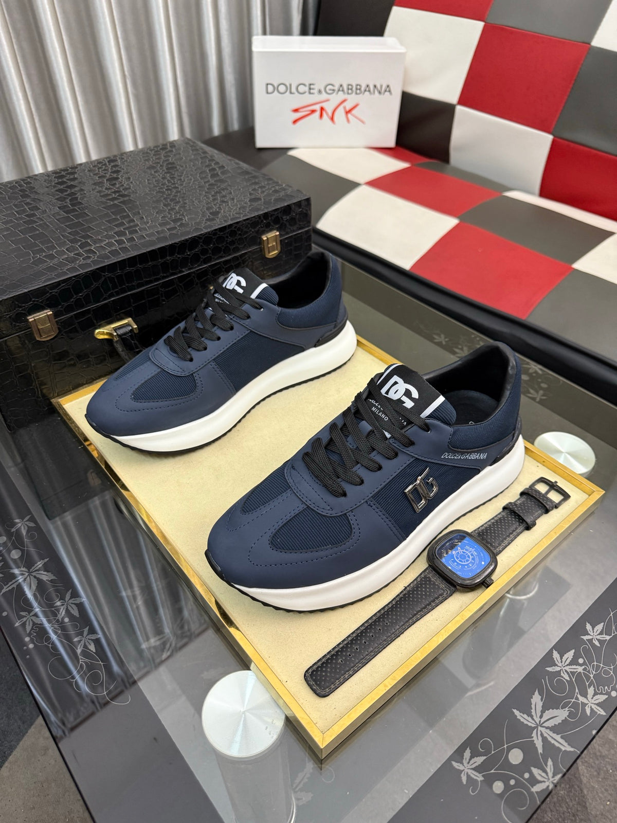 Dolce & Gabbana DG Classic Calfskin Casual Shoes