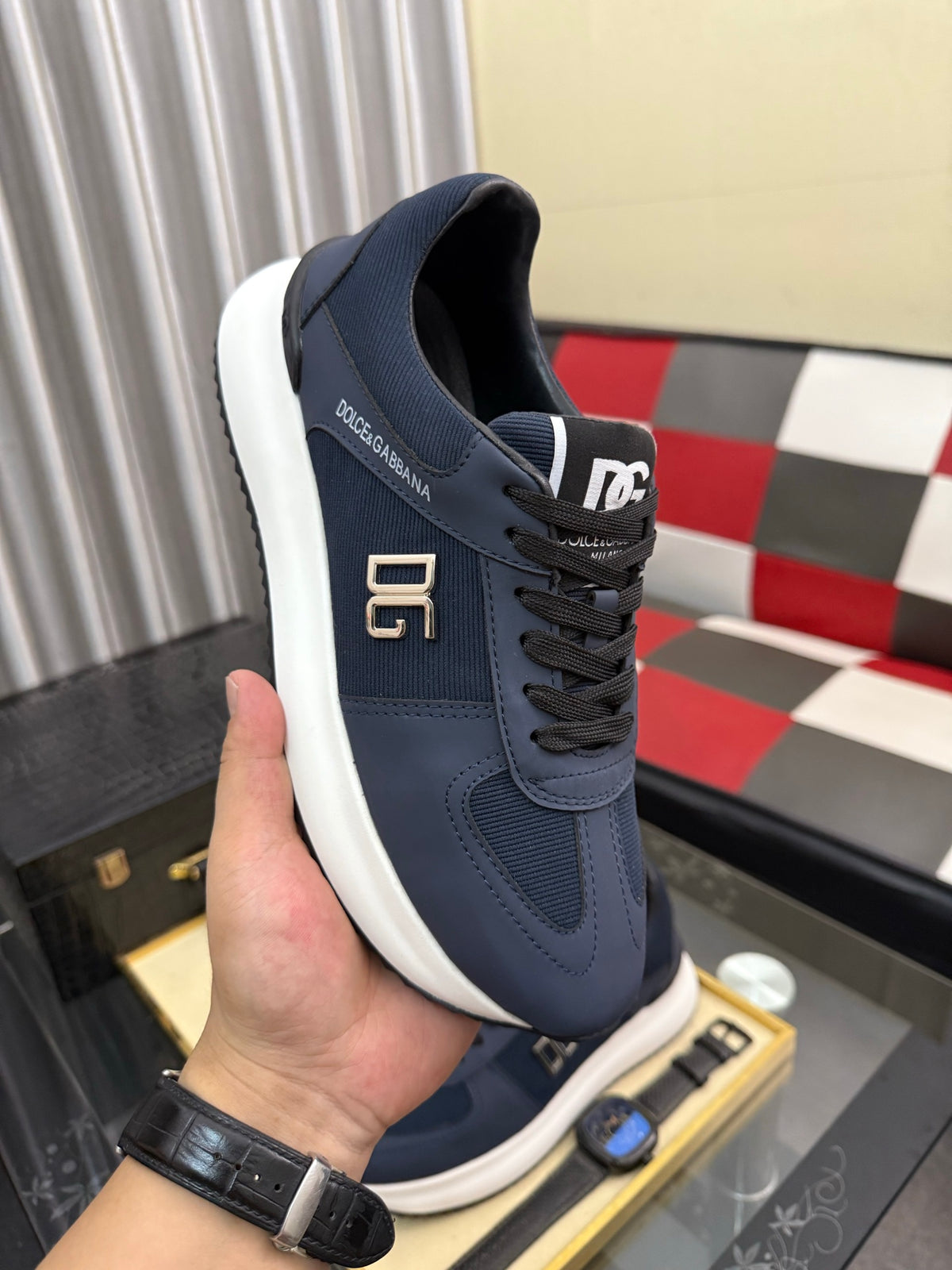 Dolce & Gabbana DG Classic Calfskin Casual Shoes