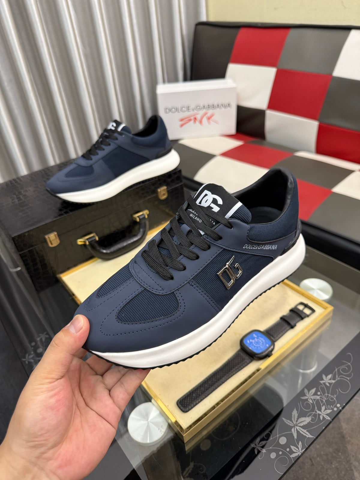 Dolce & Gabbana DG Classic Calfskin Casual Shoes