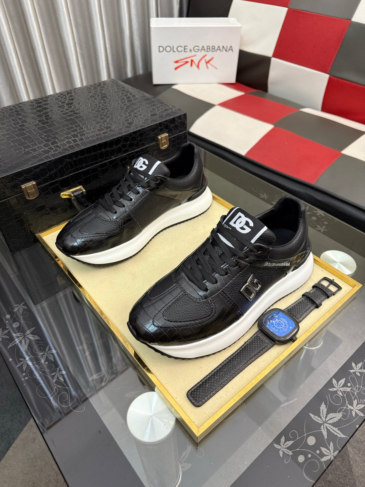 Dolce & Gabbana DG Classic Calfskin Casual Shoes