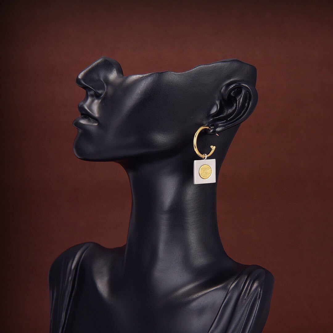 unique Drop Earrings for women - alternate angle view 5