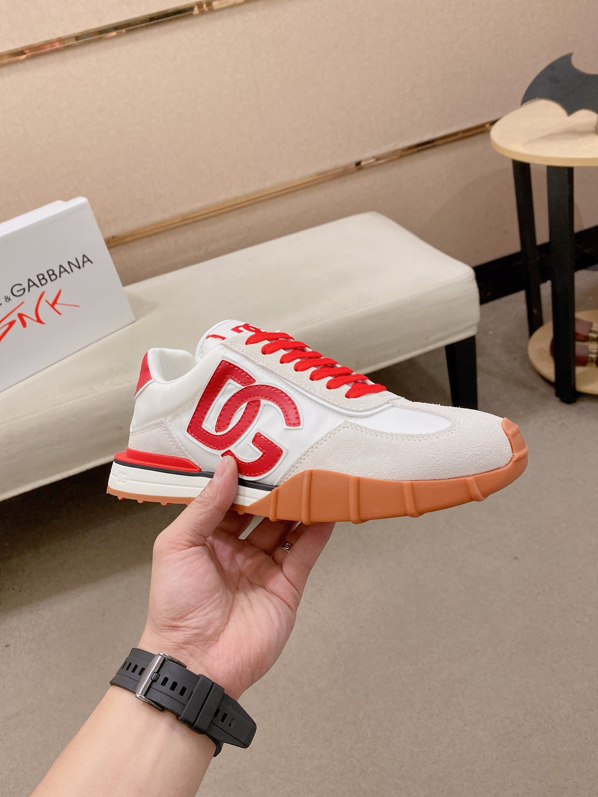 Dolce & Gabbana DG Couple's Athletic Casual Sneakers