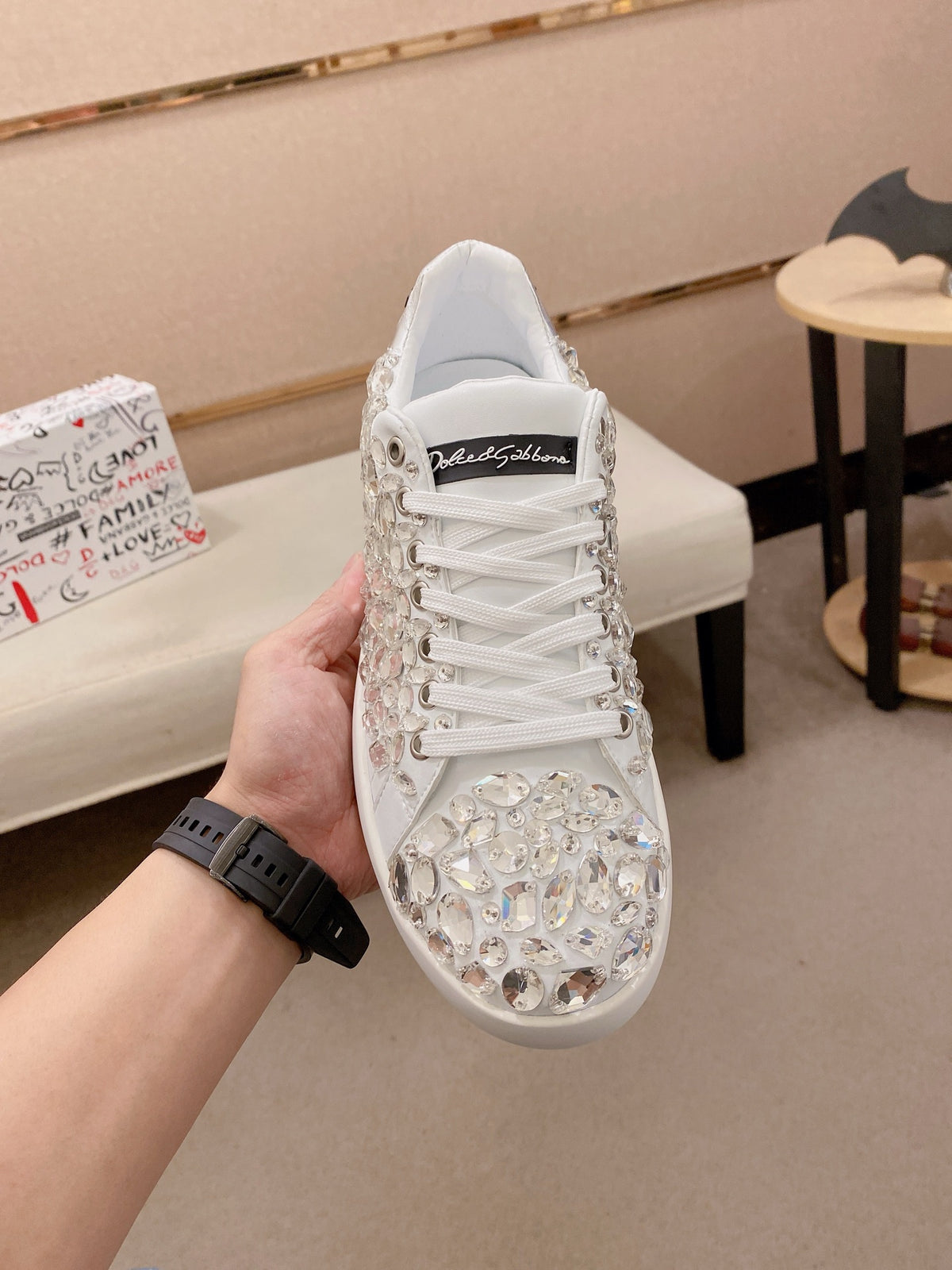 Dolce & Gabbana DG Couple's Athletic Casual Sneakers
