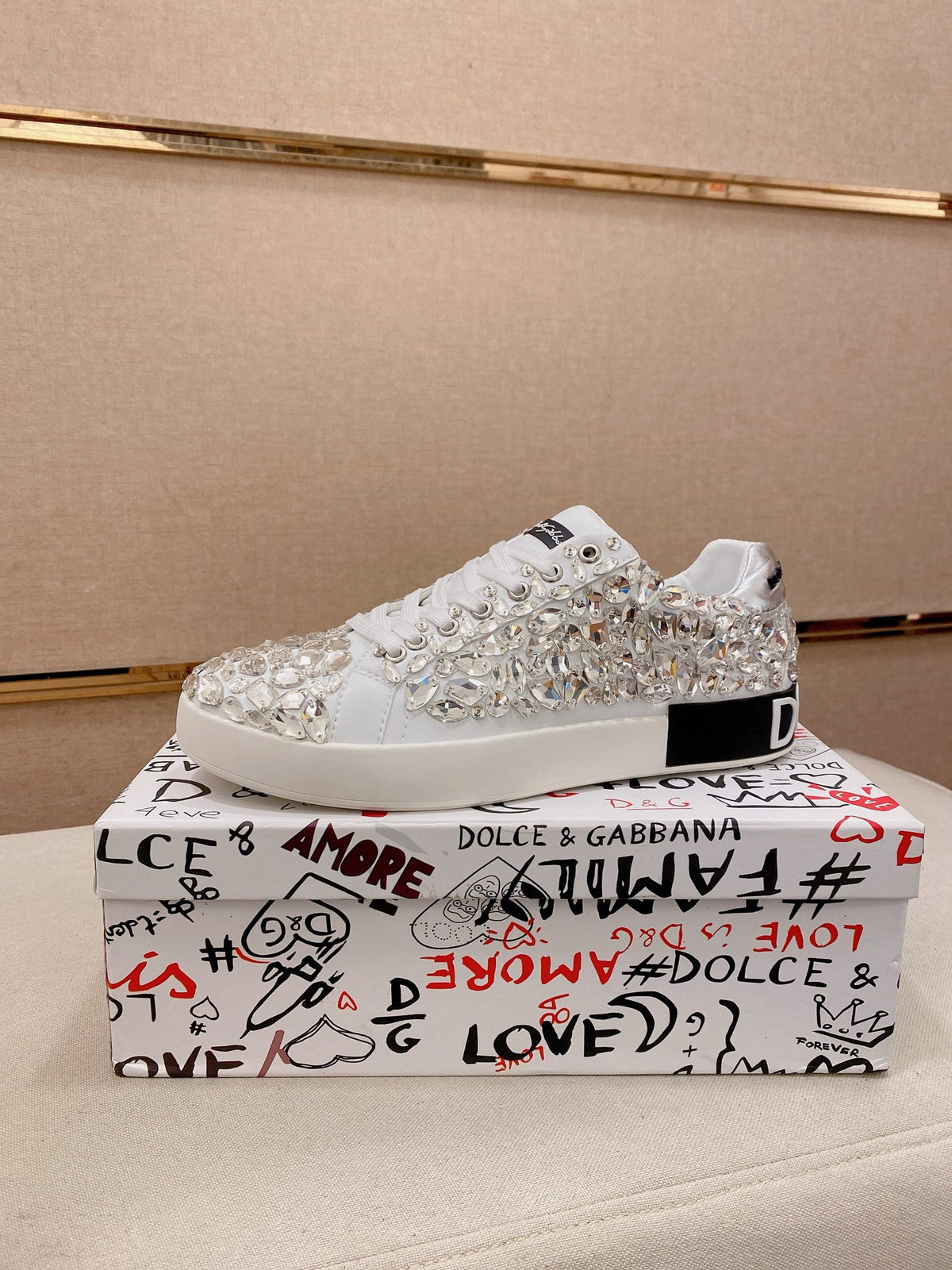 Dolce & Gabbana DG Couple's Athletic Casual Sneakers