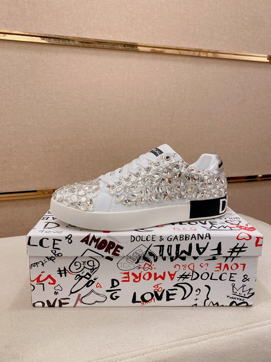 Dolce & Gabbana DG Couple's Athletic Casual Sneakers
